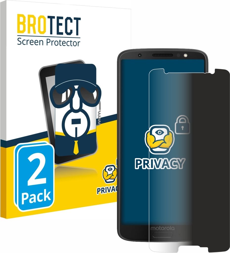 2x BROTECT Sichtschutzfolie für Motorola Moto G6 Anti-Spy Produktbild 