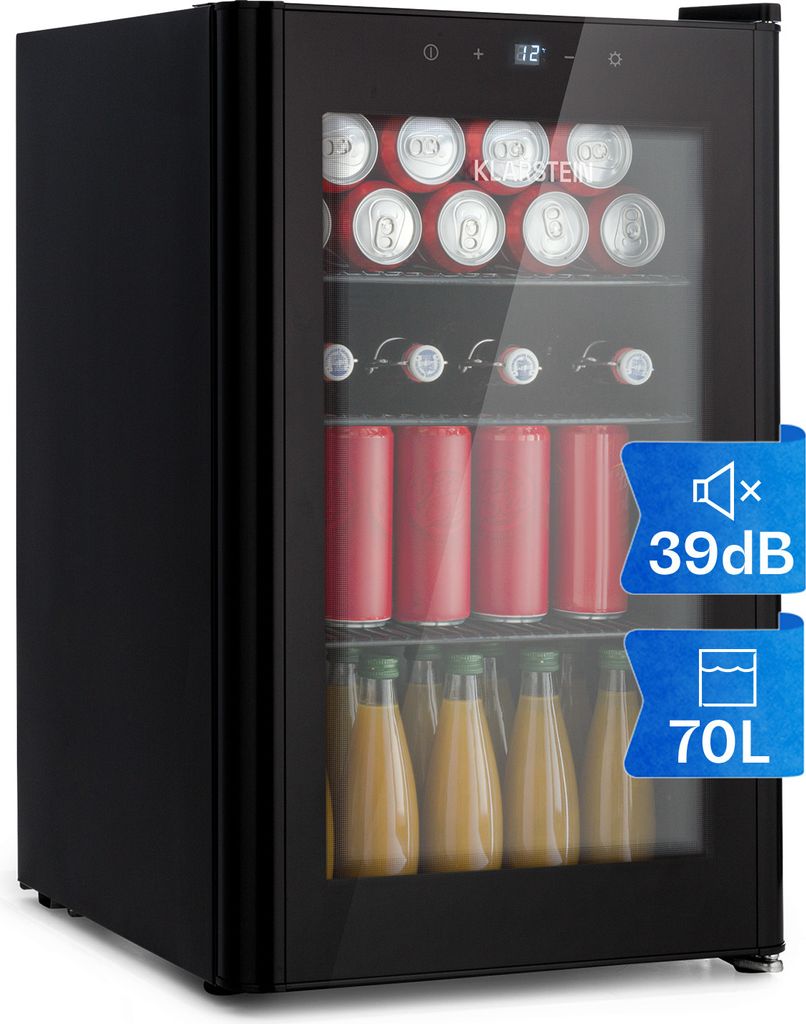 Mini réfrigérateur Klarstein Beercave avec porte vitrée & Image du produit 