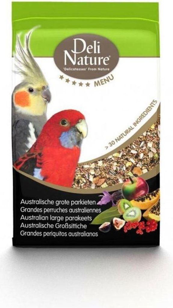 5 Sterne Menü austr Großsittich 2,5kg - Deli  nature Produktbild 