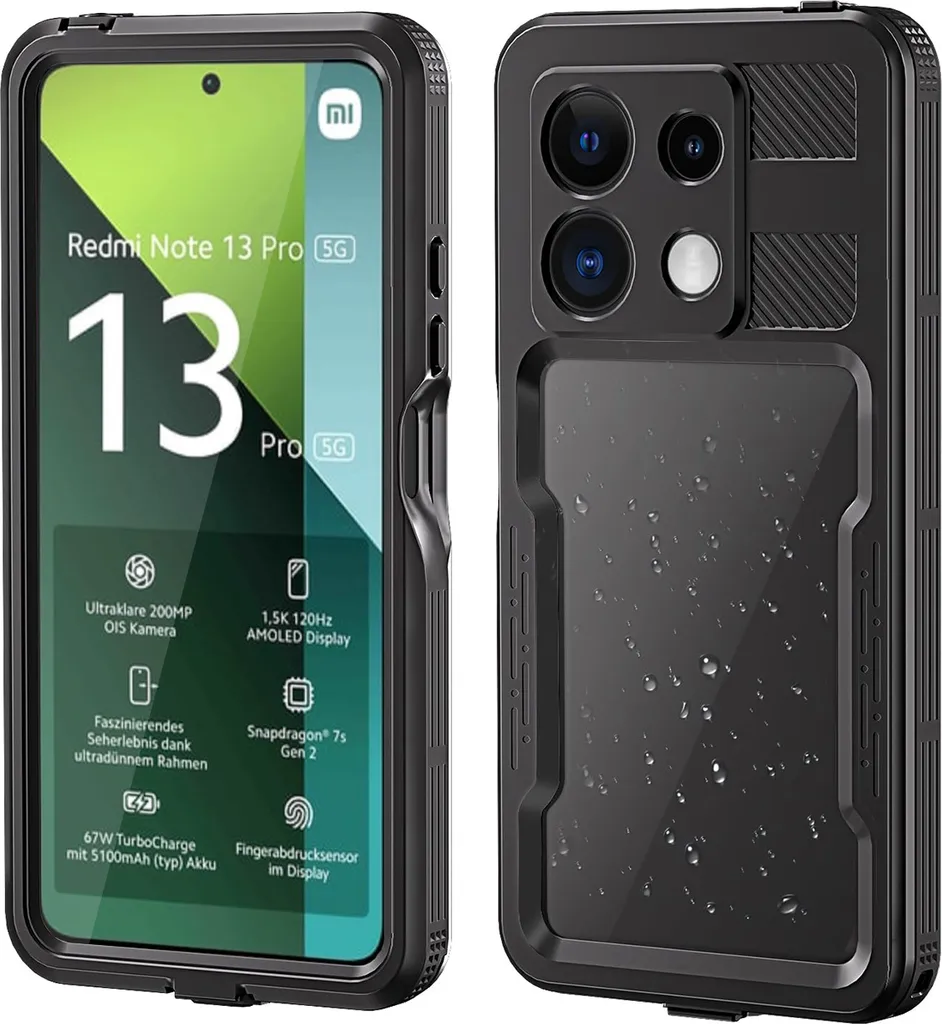 Custodia Impermeabile Xiaomi Redmi Note 13 Pro 5G IP68 | Cover Subacquea