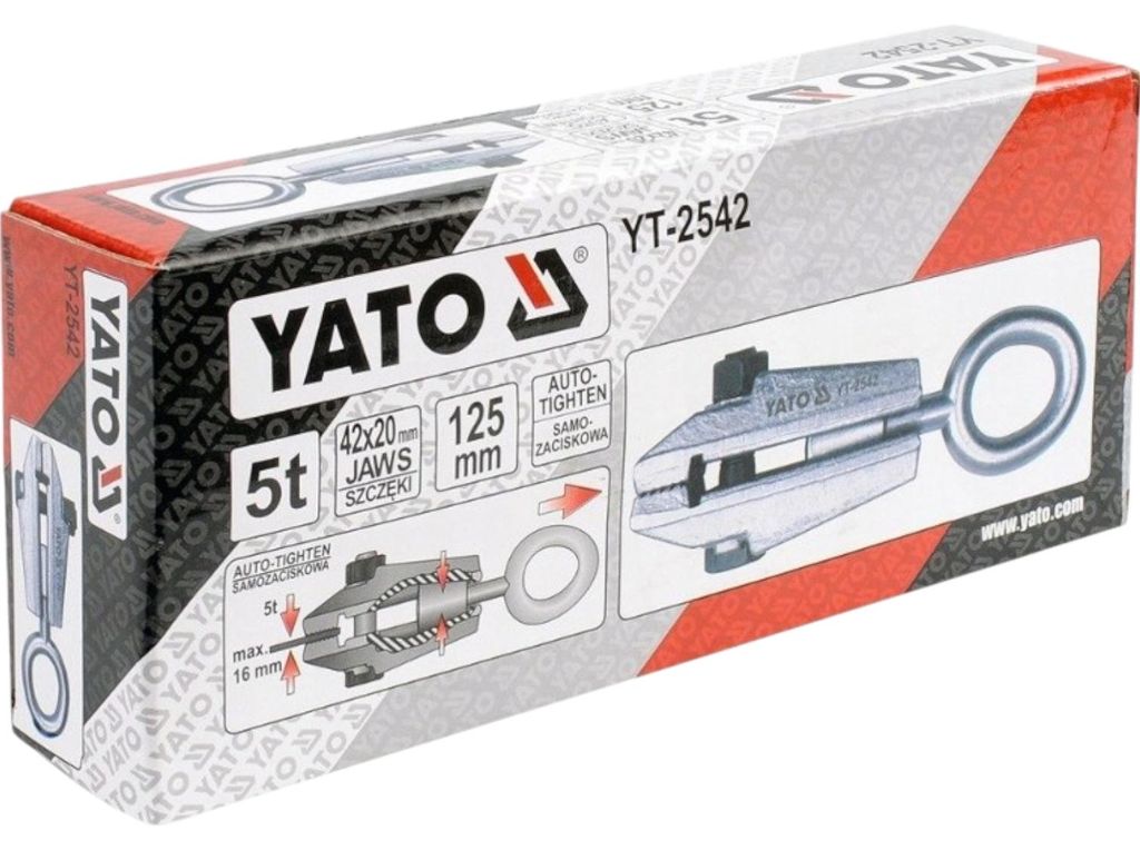 Yato YT-2542, abrazadera de sujeción automática, acero al Imagen del producto 