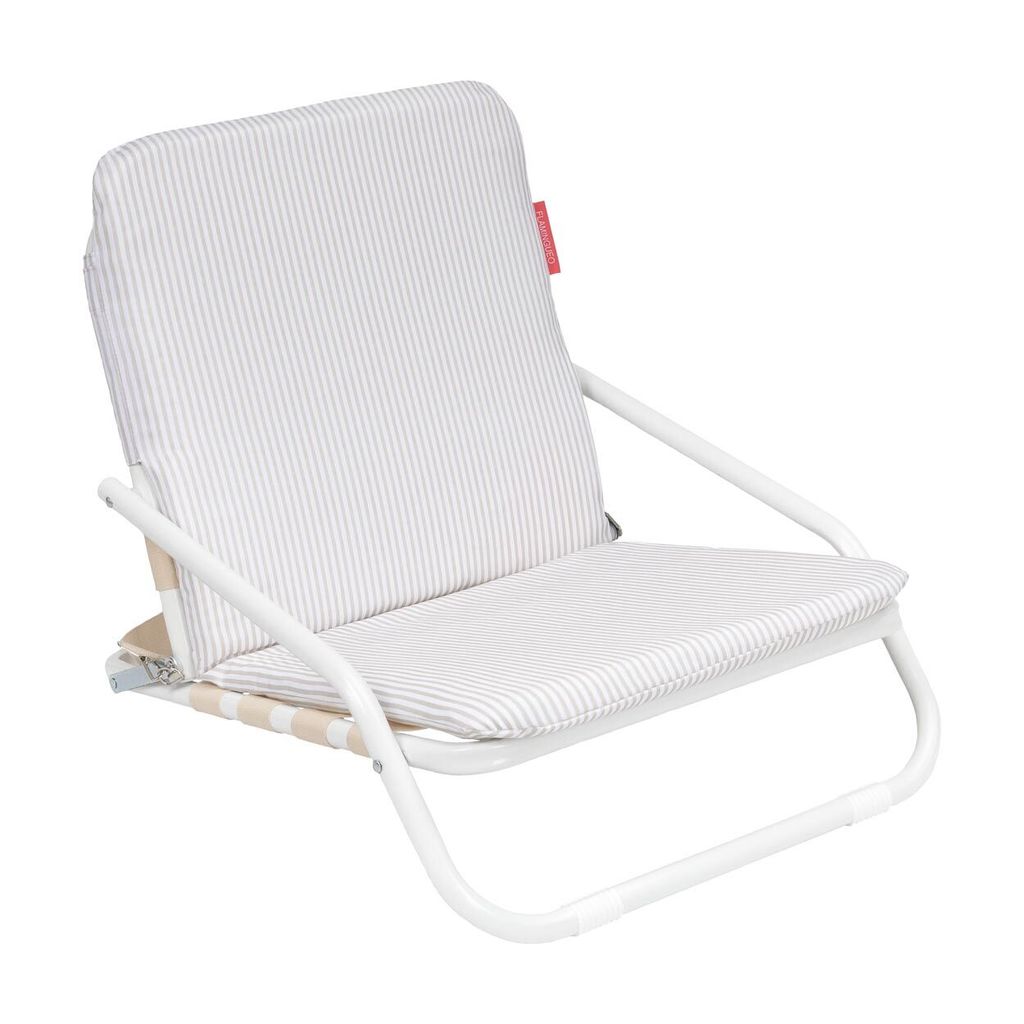 Flamingueo Klappbarer Strandstuhl aus Polyester Beige Produktbild 