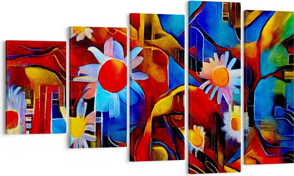 Bild auf Leinwand - Leinwandbild - Blume Abstraktion - Produktbild 