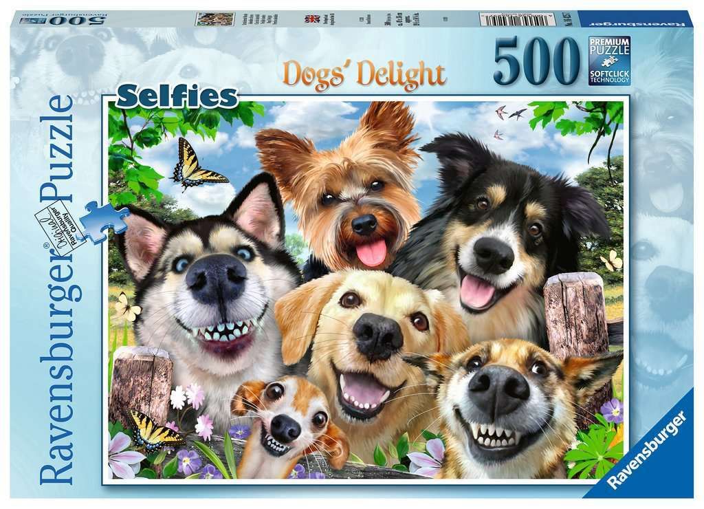 Puzzle Psí selfie 500 dílků Obrázek produktu 