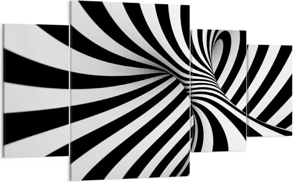 Bild auf Leinwand - Leinwandbild - Spirale Vortex Computergrafik - 160x90cm - Wand Bild - Wanddeko - Leinwanddruck - Bilder - Kunstdruck - Wanddeko...