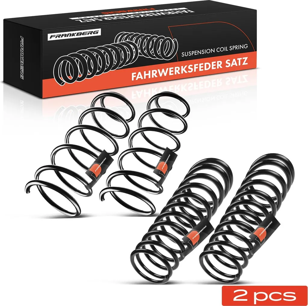 Jeu de 4 Ressorts Hélicoïdaux de Suspension pour VW Scirocco 53 et 53B