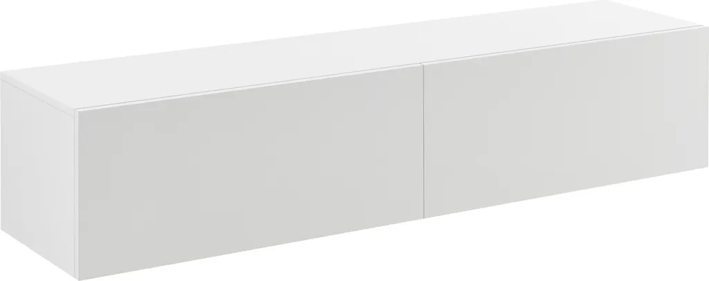 Armoire Suspendue 140cm pour Rangement Salon - Buffet Mural Gain de Place
