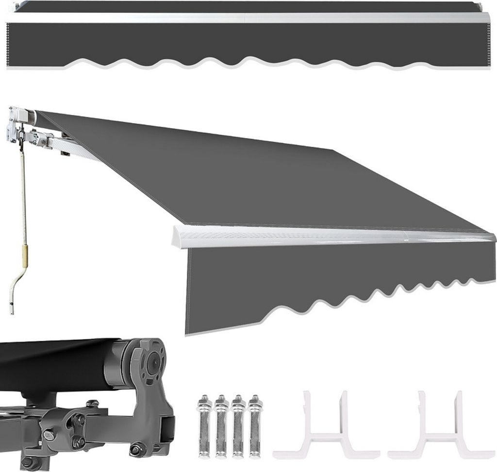 Fiqops tenda da sole tenda da sole a braccio pieghevole Immagine del prodotto 