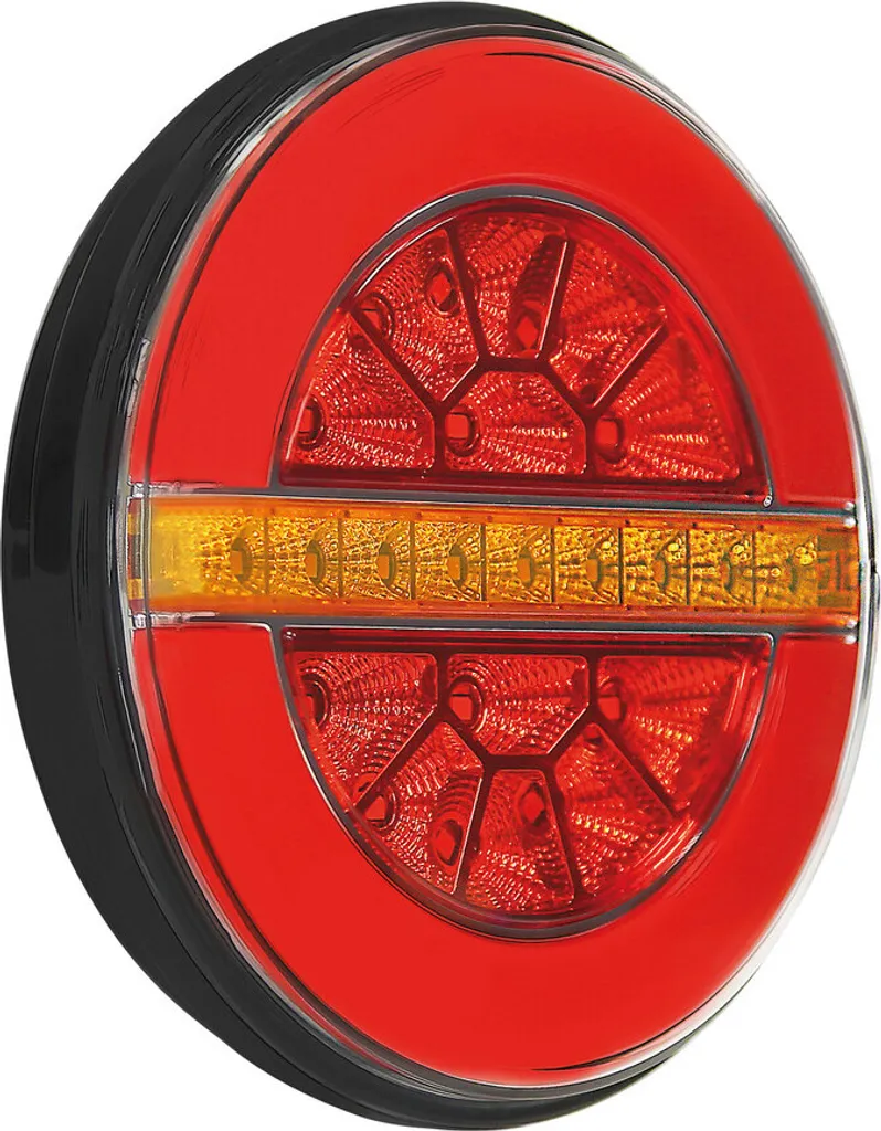 Feu Dynamic O-Led arrière 3 fonctions 12/24V droite avec éclairage puissant