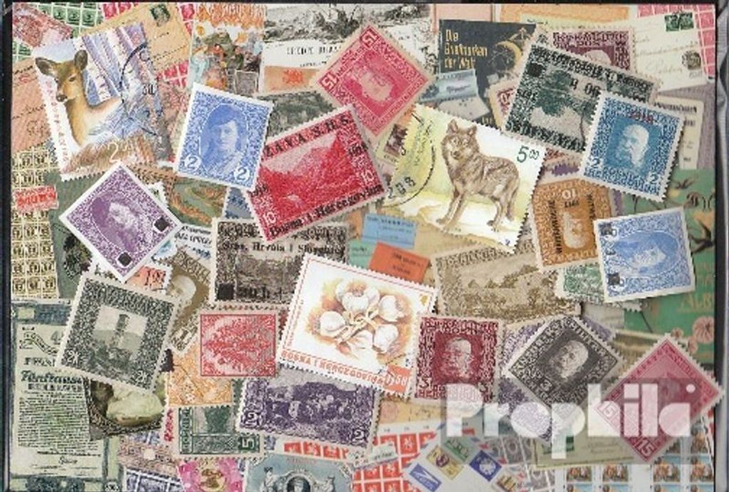 Briefmarken Bosnien-Herzegowina 50 verschiedene Marken