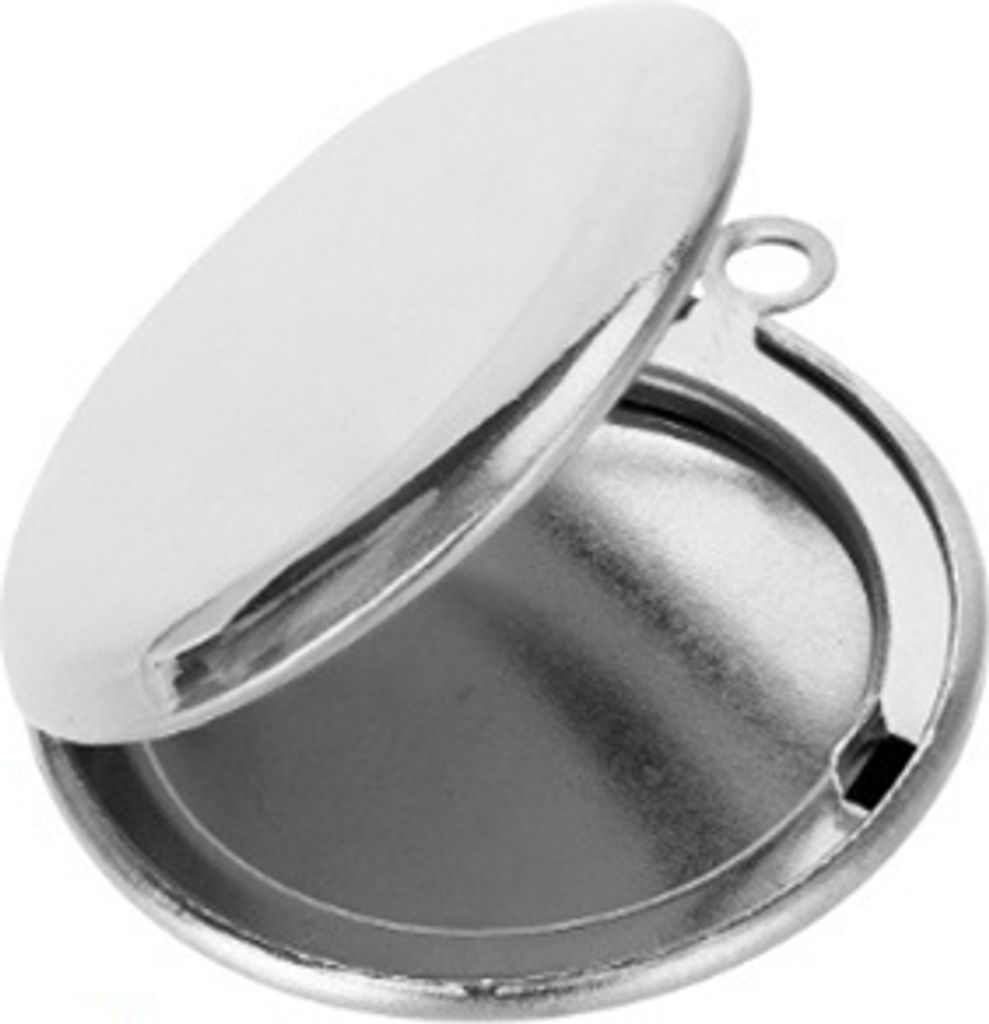 INF Collier avec médaillon photo rond en acier inoxydable Image du produit 