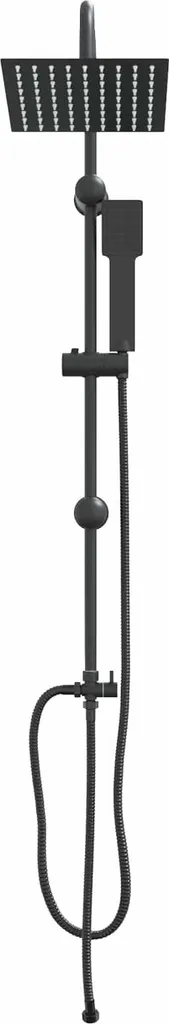 Système de douche pour rénovation salle de bain noir inox 47 x 95 cm - 4