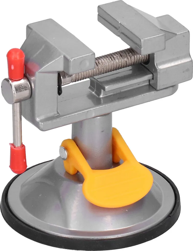 Mini Morsa Universale a 360 Gradi | Acciaio 45# con Base a Ventosa - 5