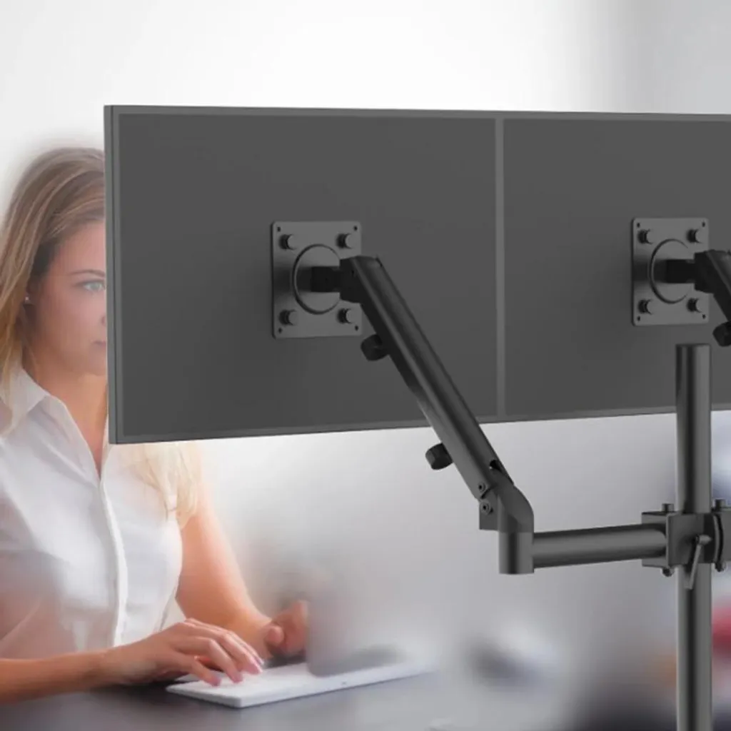Support double écran de bureau pour le télétravail et multitâche - 3