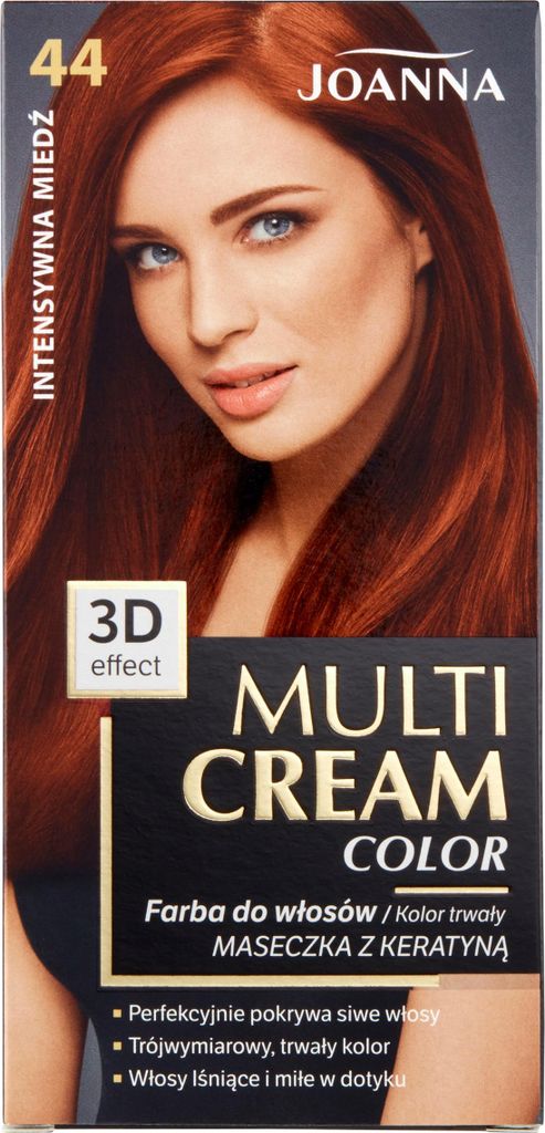 Farba Do Włosów Joanna Multi Color 3D Miedziana Intryga 44 Zdjęcie produktu 