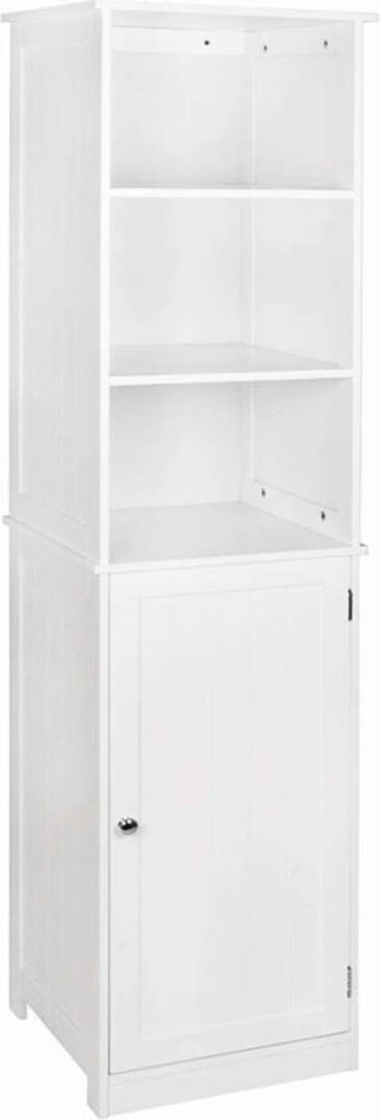 Szafka łazienkowa słupek wysoki biała 40x38x160 BR6We Zdjęcie produktu 