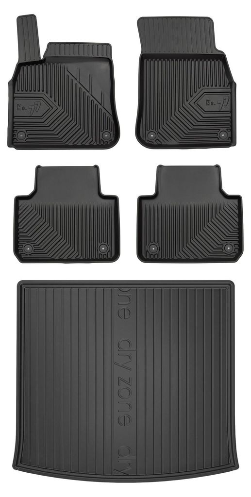 Tappetini 3D TPE + baule DryZone per Volkswagen Touareg III Immagine del prodotto 
