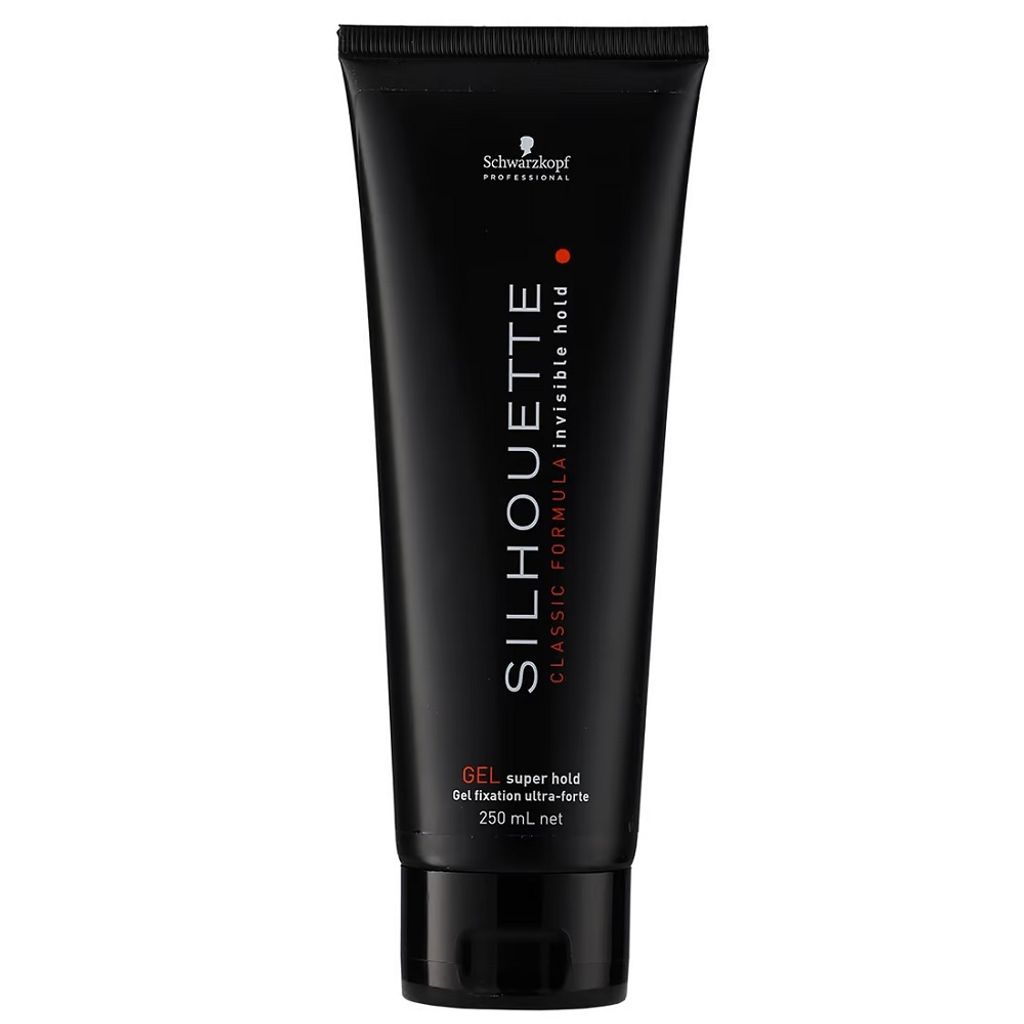 A product shot of a hair gel tube.