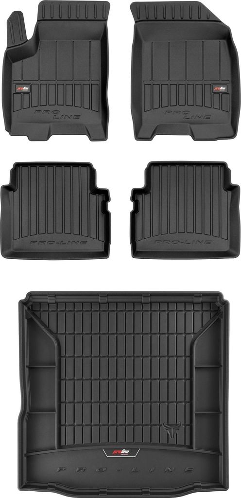FROGUM 3D Gummimatten und Kofferraummatte für Chevrolet Aveo II 2007-11