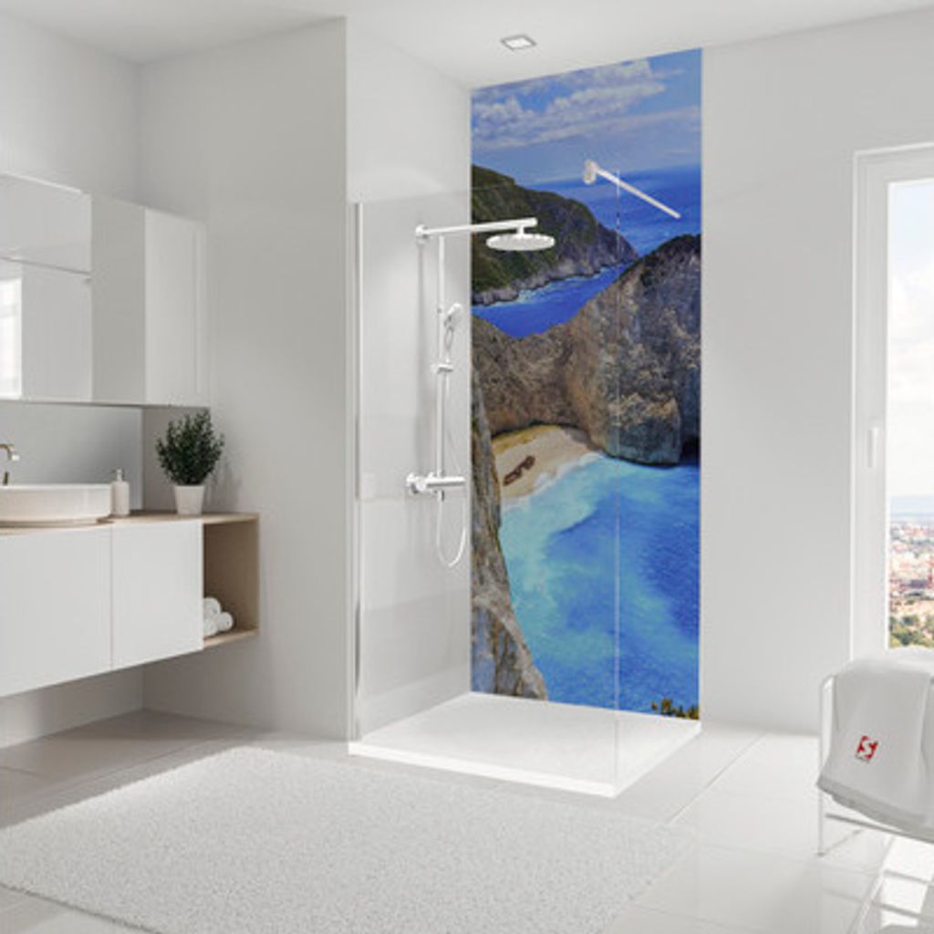 Duschrückwand SCHULTE DecoDesign Foto Lagune Strand 255 x Produktbild 