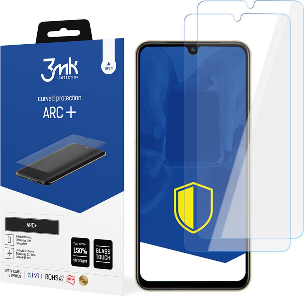 3mk Display Schutzfolie ARC+ für Vivo V25 5G / V25e 0,17mm Self-Heal (2 Stück)
