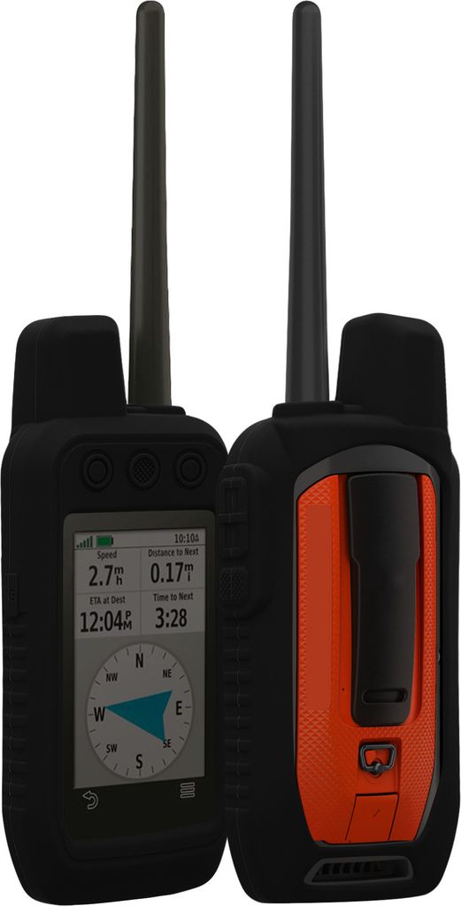 kwmobile Hülle kompatibel mit Garmin Alpha 300 / Alpha 200 - Schutzhülle für GPS Handgerät in Schwarz matt