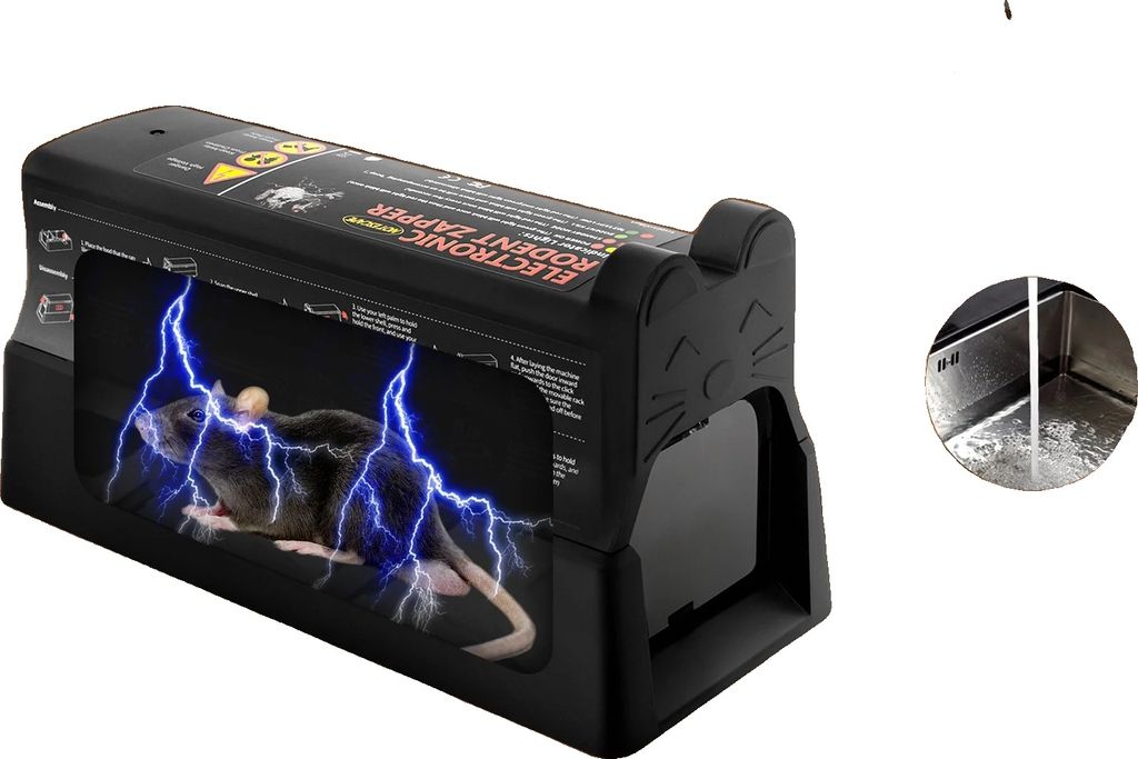 Piège à rats électrique, 7000V haute tension, double mode Image du produit 