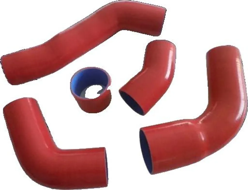 Durite intercooler silicone renforcée rouge pour circuit de turbo
