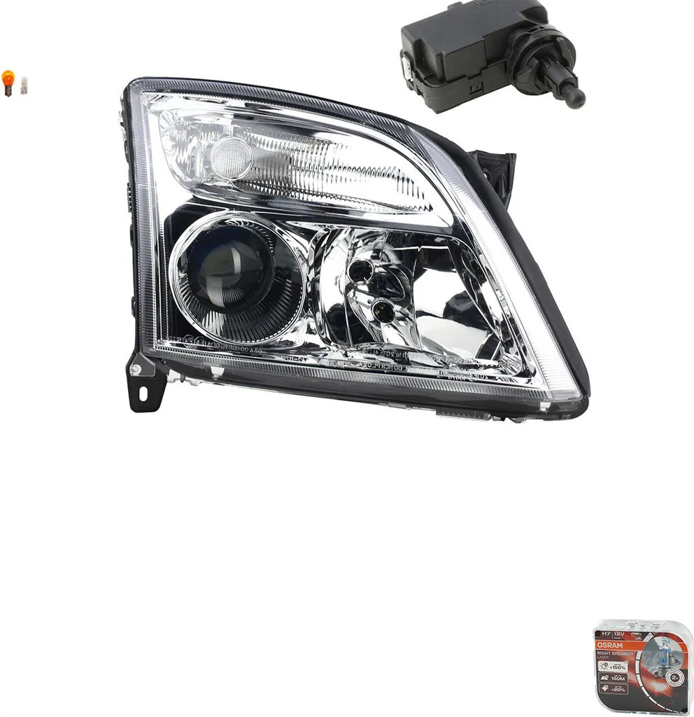 Faro Opel Vectra C Destro Johns 1216120 + Osram Night Breaker Laser