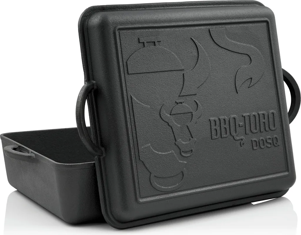 BBQ-Toro Marmite Dutch Oven de 10,5 Litres en Fonte avec Couvercle