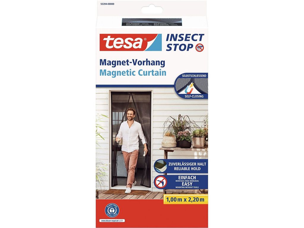tesa Magnetvorhang 1.0m x 2.2m anthrazit Obrázok produktu 