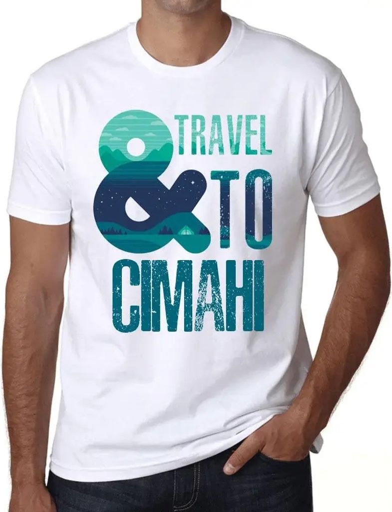Herren Grafik T-Shirt Und Reisen nach Cimahi – And Travel To Cimahi – Öko-Verantwortlich Vintage Jahrgang Kurzarm Lustige Druck Geburtstag Ges...