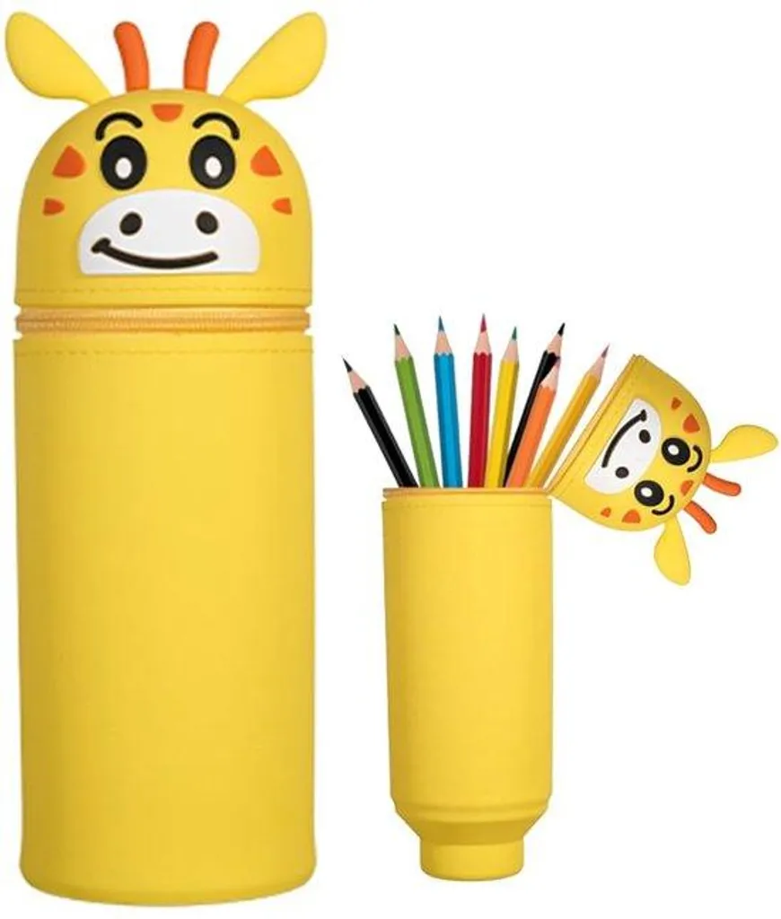 Trousse 2 en 1 en silicone lavable et incassable avec zip haute qualité