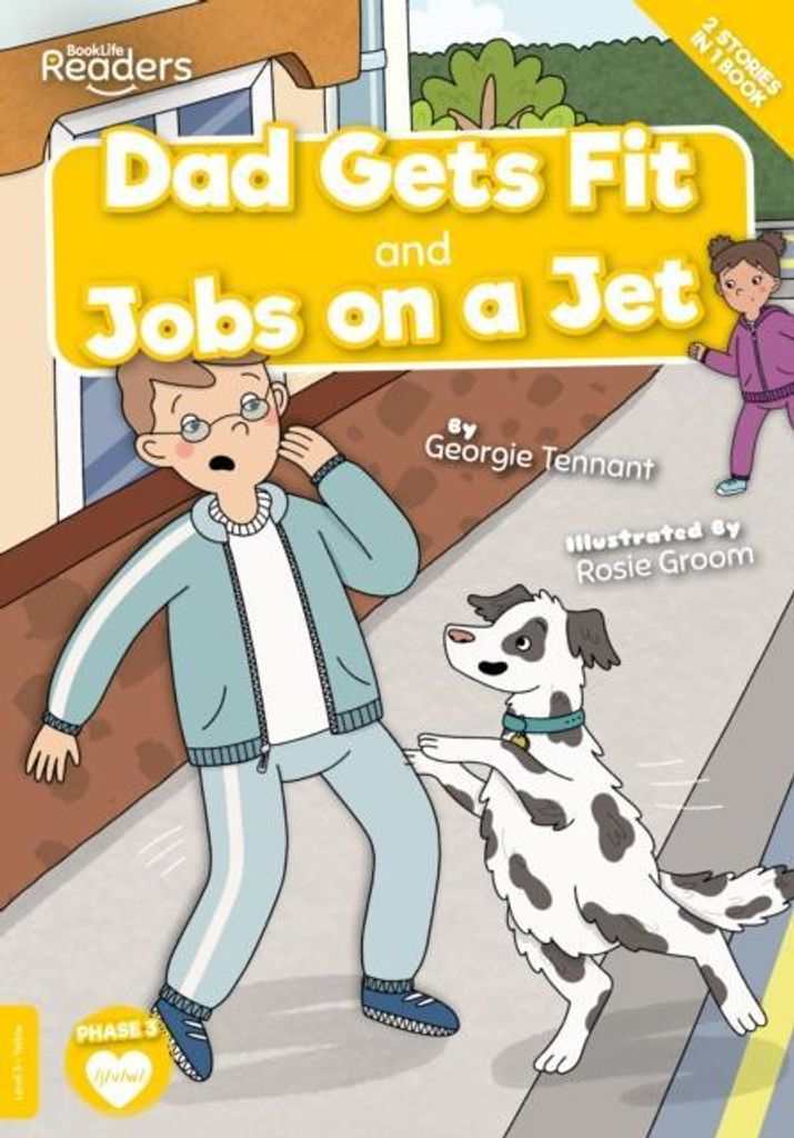 Papa macht sich fit und jobbt in einem Jet