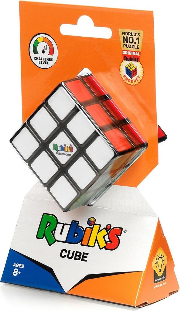 Rubik’s Zauberwürfel, Farbenpuzzle, klassische Produktbild 