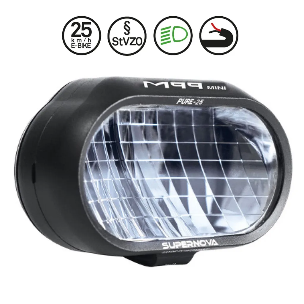 Supernova M99 Mini Pure E-25 Phare LED Avant Haute Performance VAE - 2