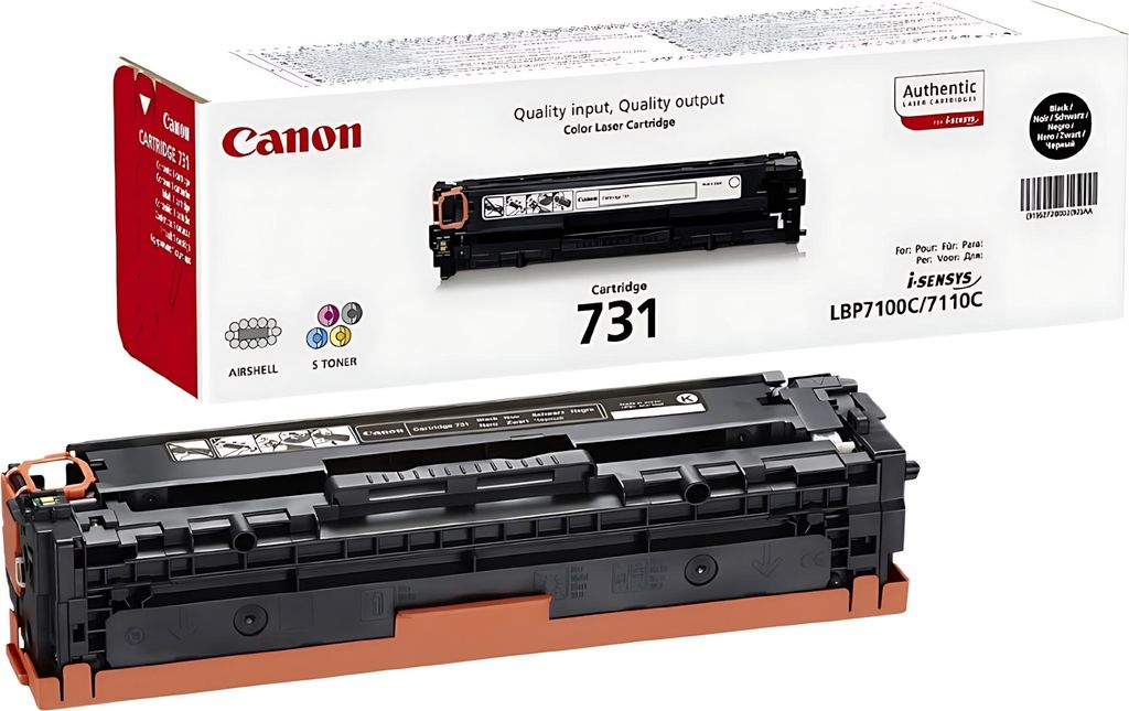Canon Toner Cartridge 731 BK schwarz Produktbild 