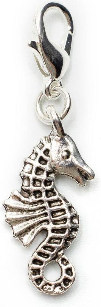 Seepferdchen Charm Miniblings Zipper Pull Anhänger Fisch Meer Sommer Seepferd
