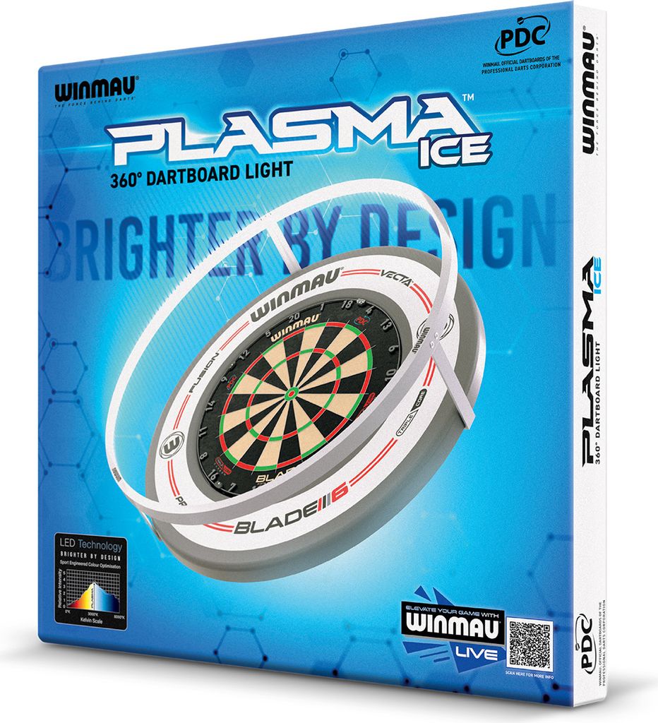 Winmau Éclairage de la planche à fléchettes Bundle "Plasma Image du produit 