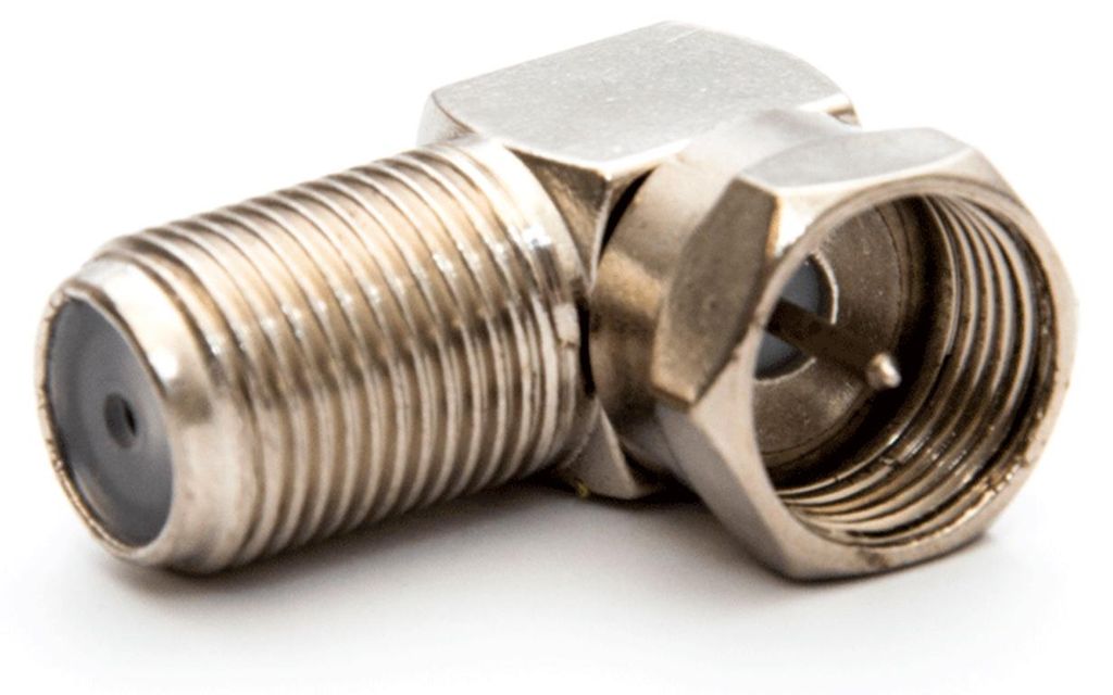 PremiumX F-Stecker F-Kupplung 90° Winkel Verbinder LC Produktbild 