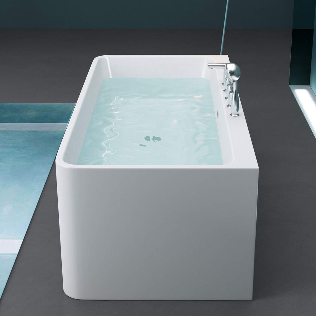 Mai & Mai Badewanne 180x80cm Sanitäracryl mit Armatur Produktbild 3