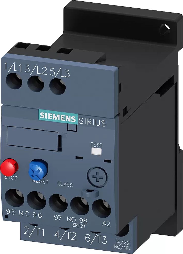 SIEMENS 3RU21161HB1 3RU2116-1HB1 Überlastrelais S00 5,5-8,0A Class10