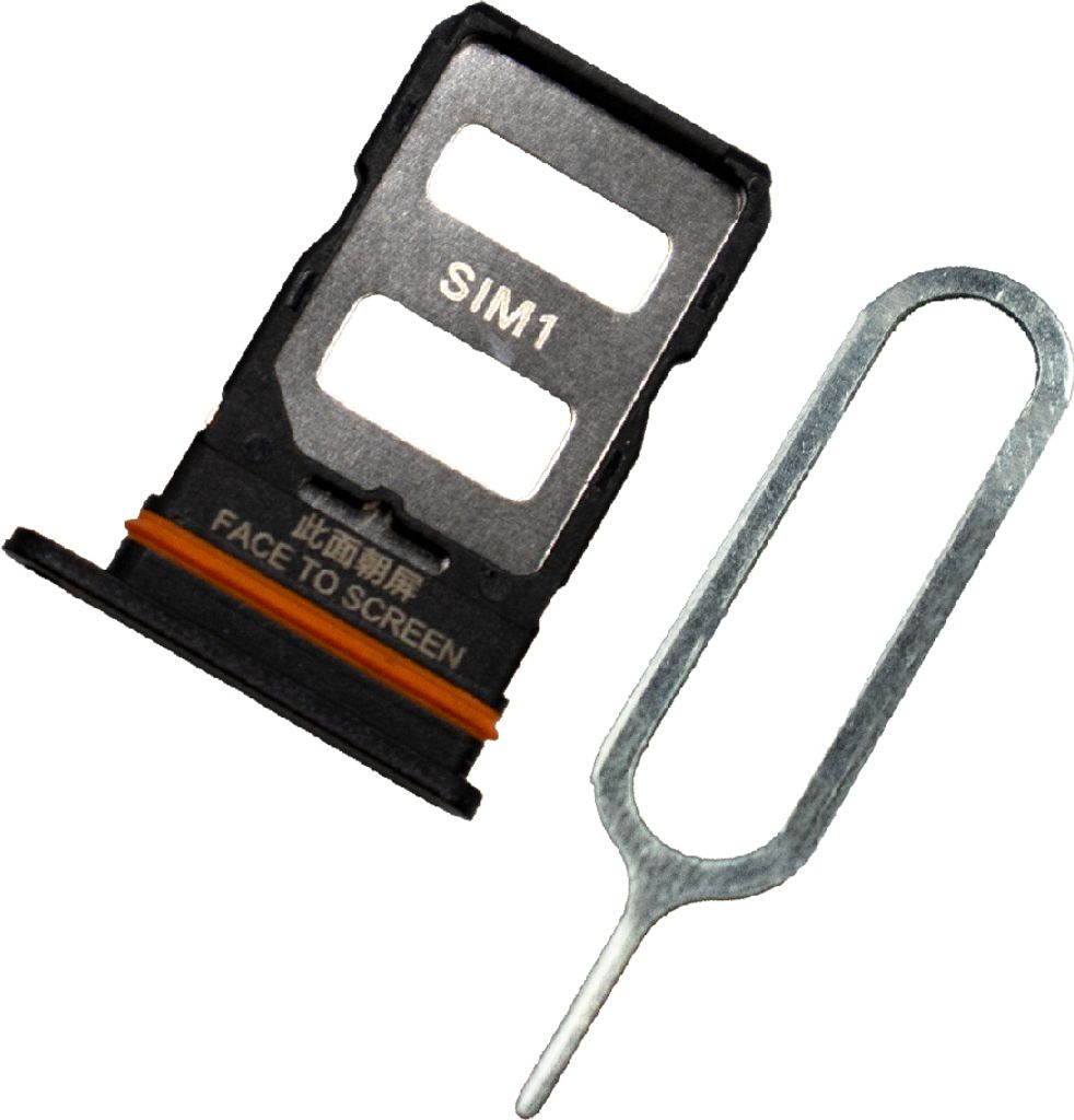 MMOBIEL Dual SIM Kartenhalter Ersatz Für Xiaomi Redmi Note 12 Pro 5G - Schwarz