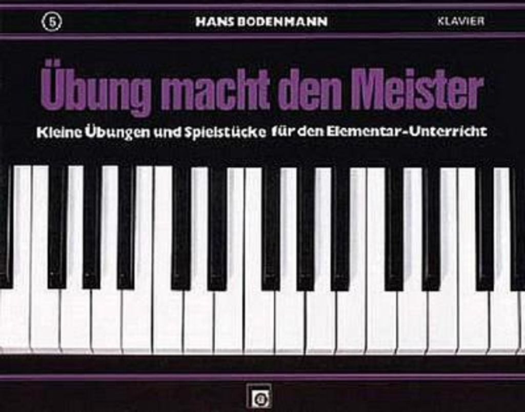 Übung macht den Meister