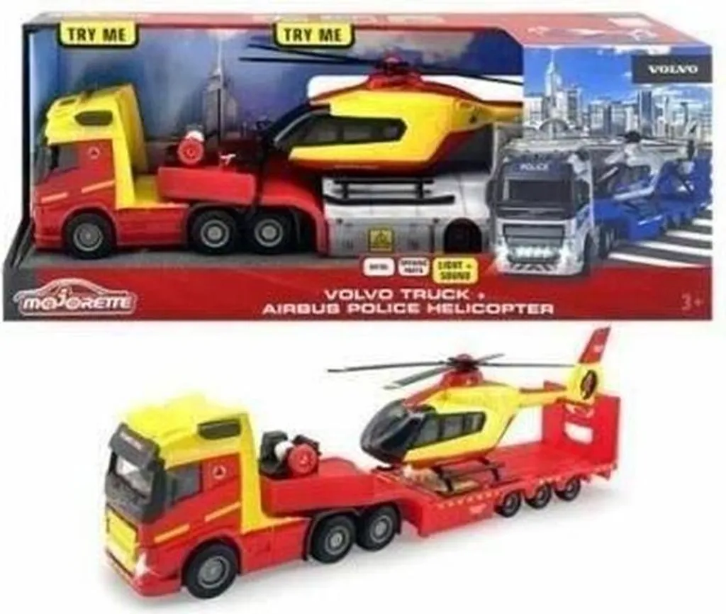 Camion Majorette GS Blanc 35 cm : Réplique Fidèle avec Châssis en Métal Robuste