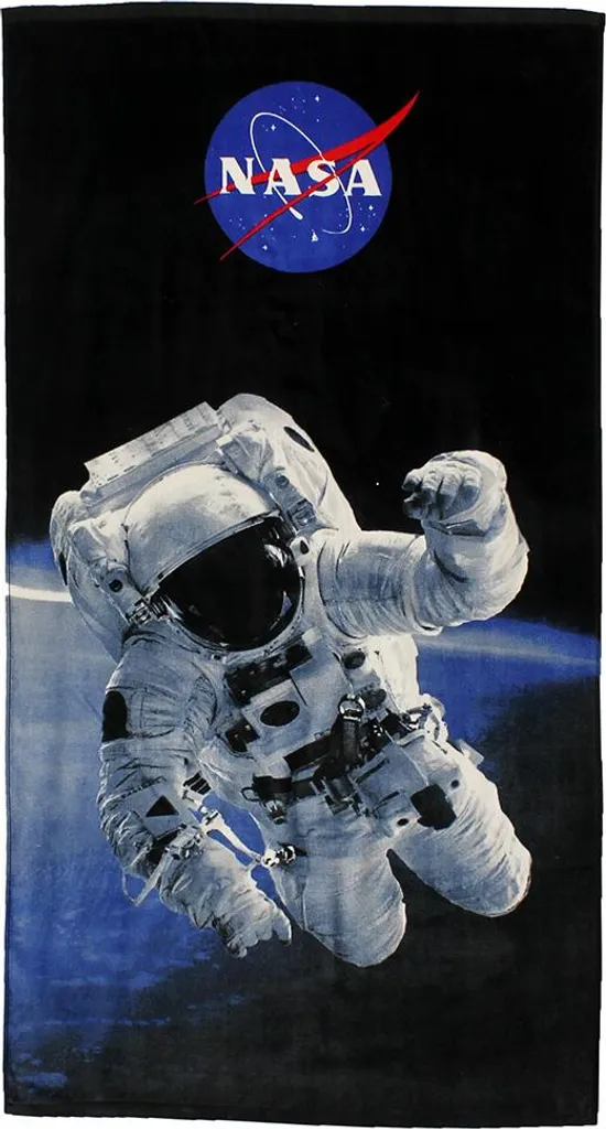 Telo Microfibra NASA Astronauta 70x140 | Accessorio Spazio Ufficiale