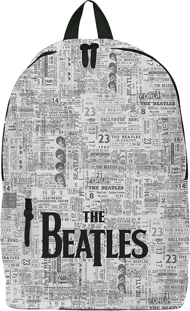 The Beatles - Rucksack, Ticket RO14416 (Einheitsgröße) (Weiß/Schwarz)