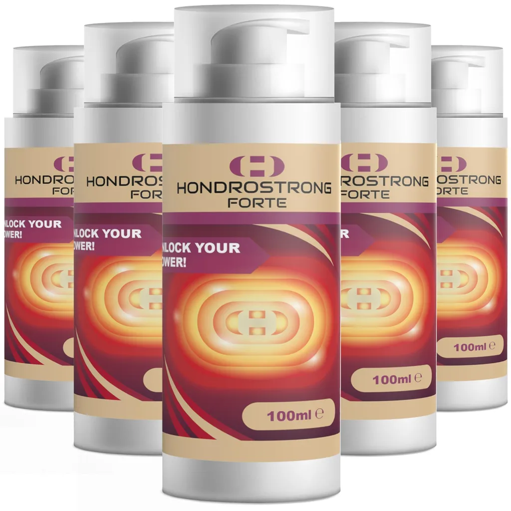 Hondrostrong Forte 500ml Crema Articolare - Formula Potenziata 5 Pack - 1
