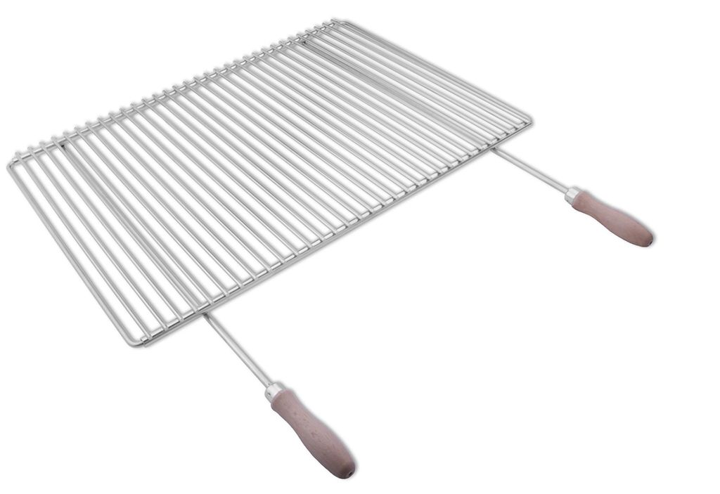 Griglia in acciaio inox con larghezza regolabile 65-90x45cm Immagine del prodotto 