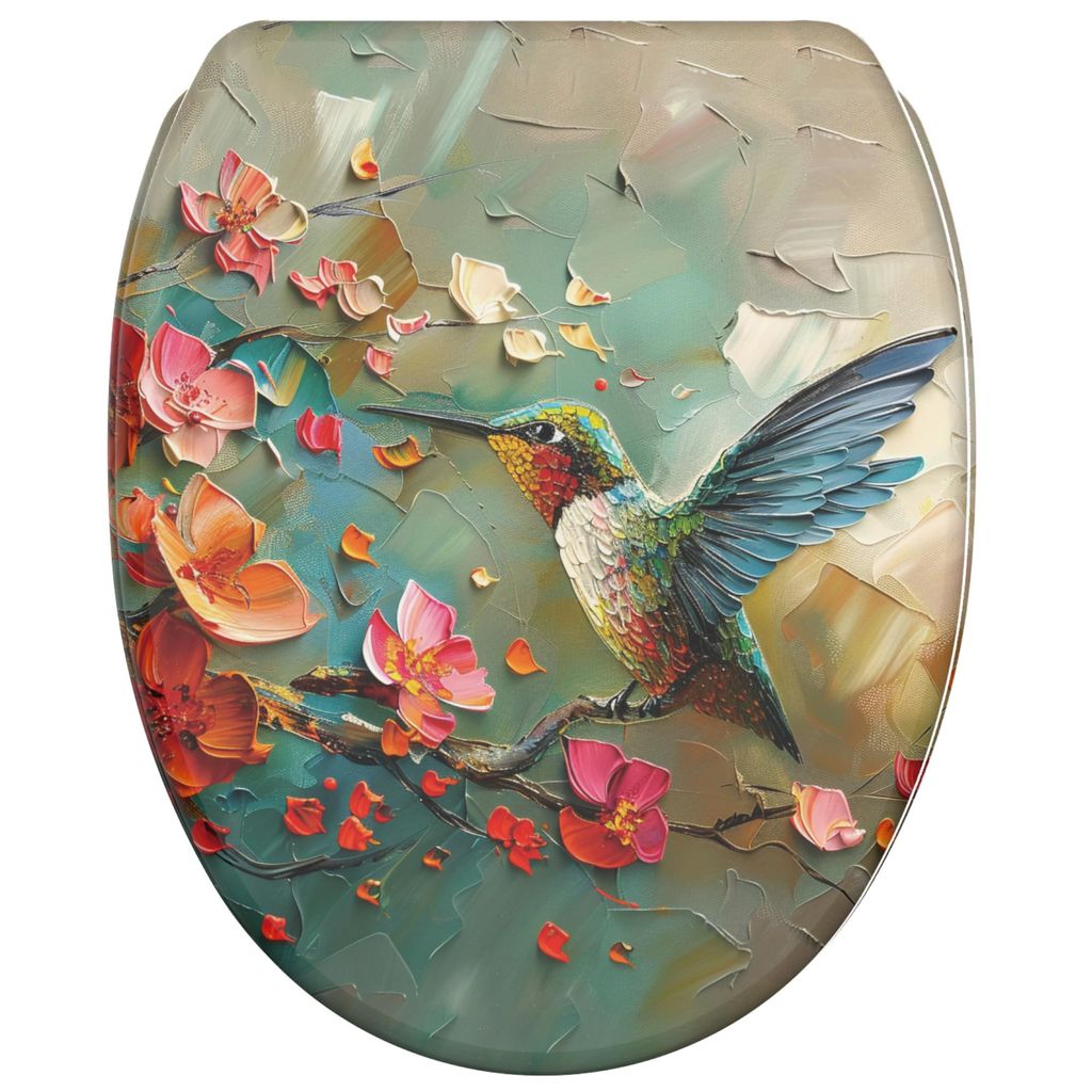 SANILO WC-Sitz mit Absenkautomatik und Schnellverschluss Petalo, Toilettendeckel direkt vom Hersteller, Klodeckel, Klobrille, WC Deckel, WC Brille